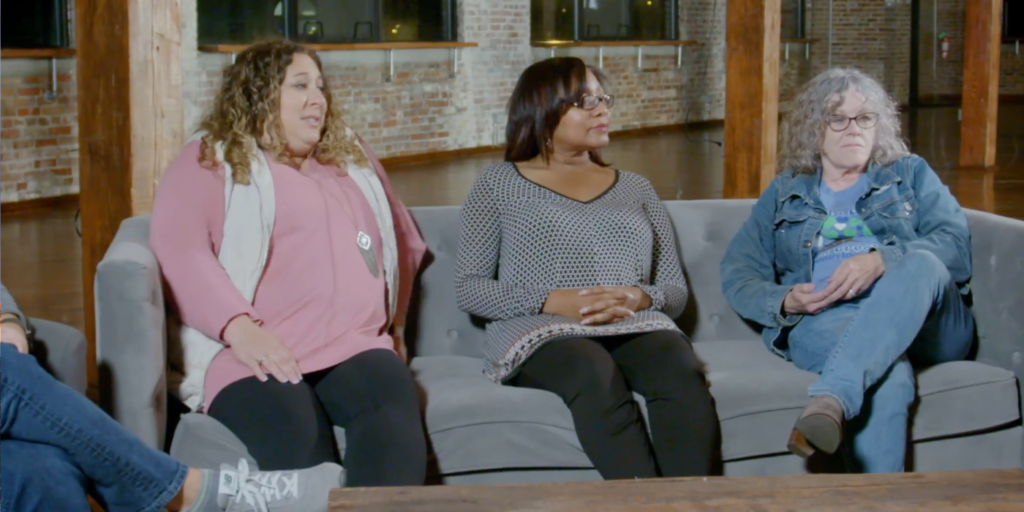 parents at a focus group